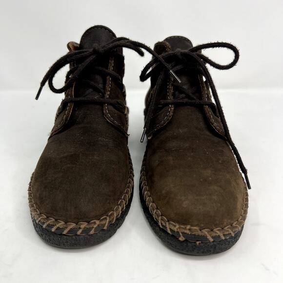 Josef Seibel Women's Air Massage Brown Lace Up Ankle Boots - Picture 2 of 9